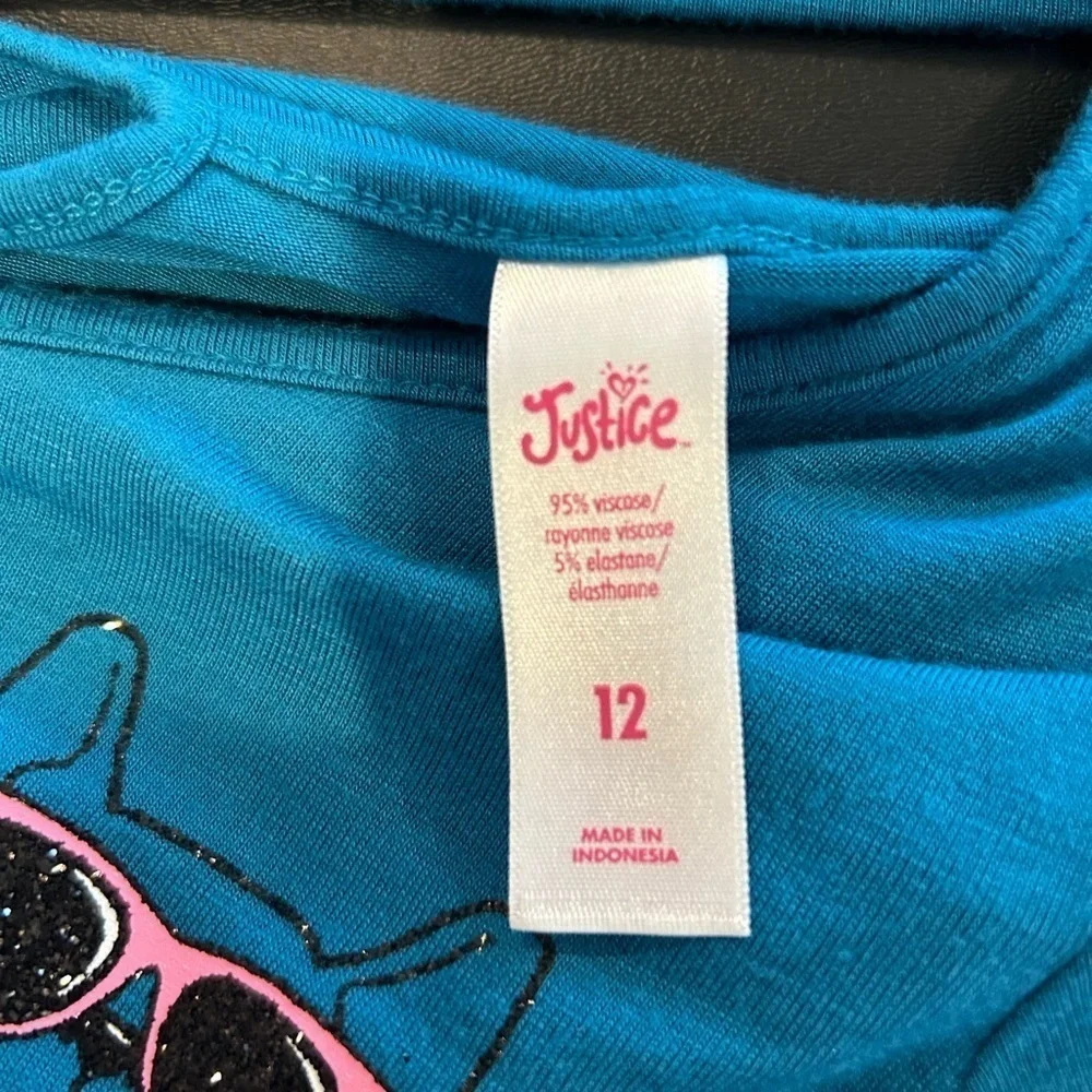 097. Justice Girls Pet Dress tie back